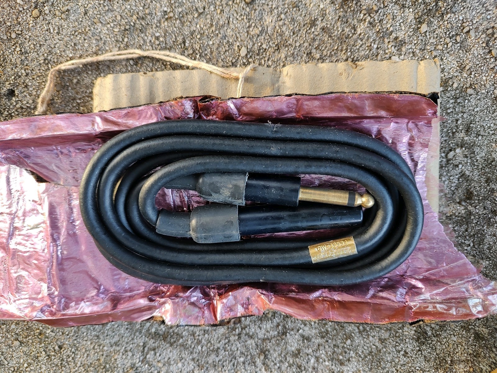 NOS, sealed, Headset Extension Cable CW49534, PL-55/JK-26, US Army / Navy