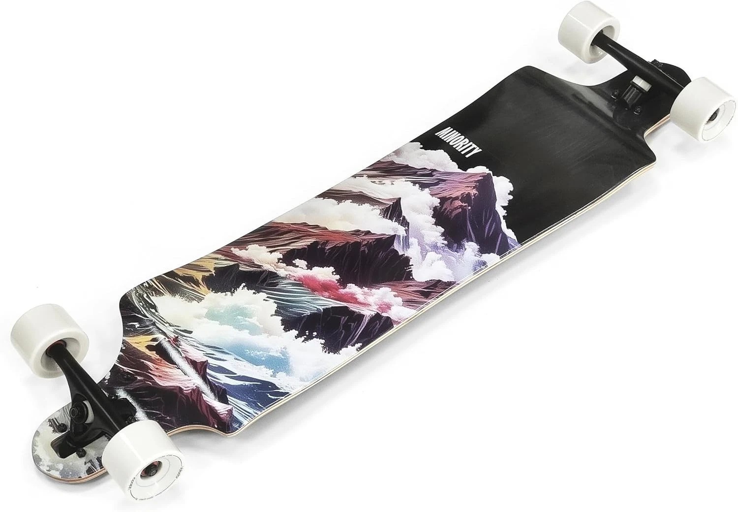 Downhill Maple Skateboard | 40-inch Drop Trough Deck | Made for Cruising Ride