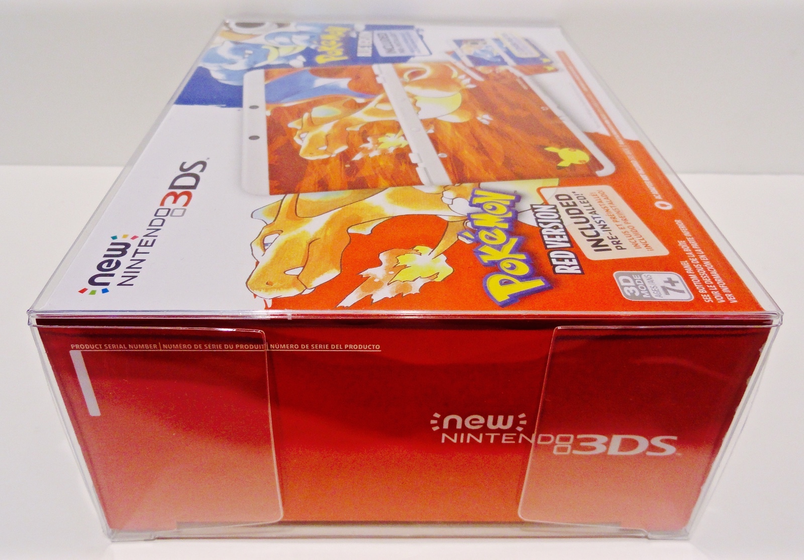 1 Box Protector For POKEMON NINTENDO 3DS 20th ANNIVERSARY Clear Display Case