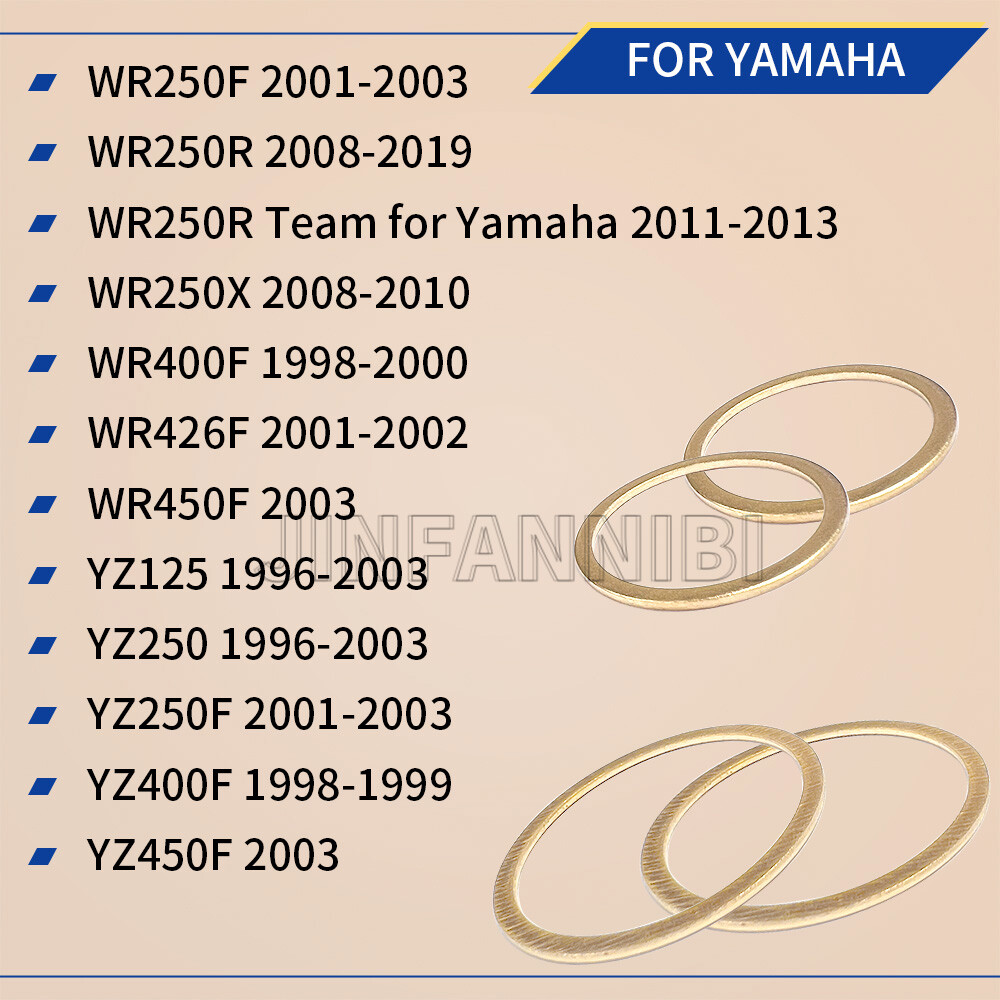 Fork Bushing Dust Oil Seal Rebuild Kit for Yamaha YZ125 YZ250 YZ400 YZ426 YZ450
