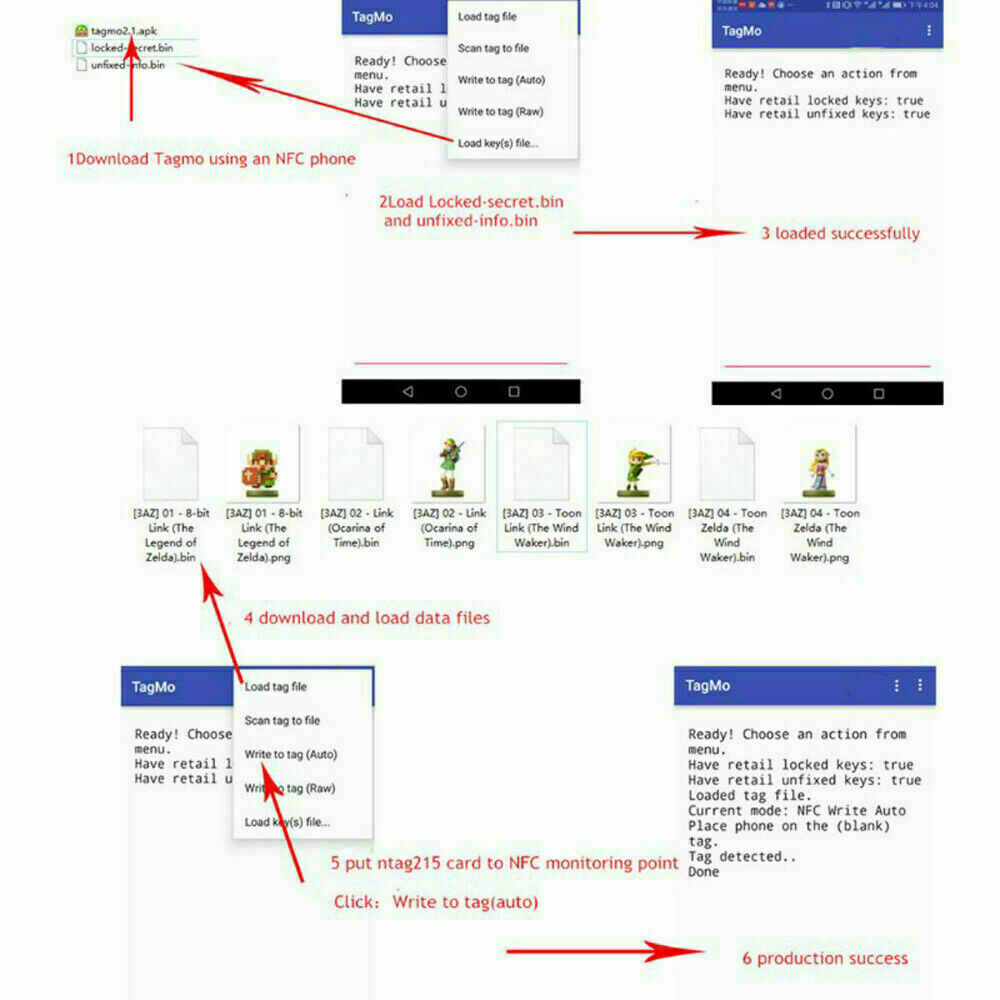 NTAG215 Blank NFC Cards Tags NTAG 215 TagMo Waterproof RFID PVC Lot Whole