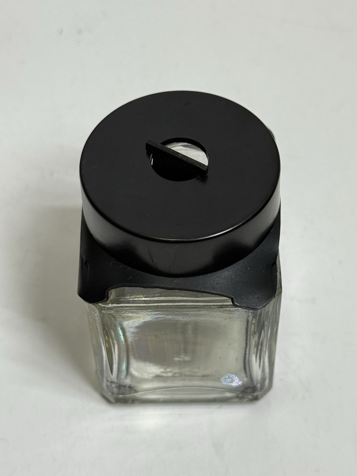 Vintage Carter's Cube - Well Dip Pen Ink Well with Glass Bottle Made in USA