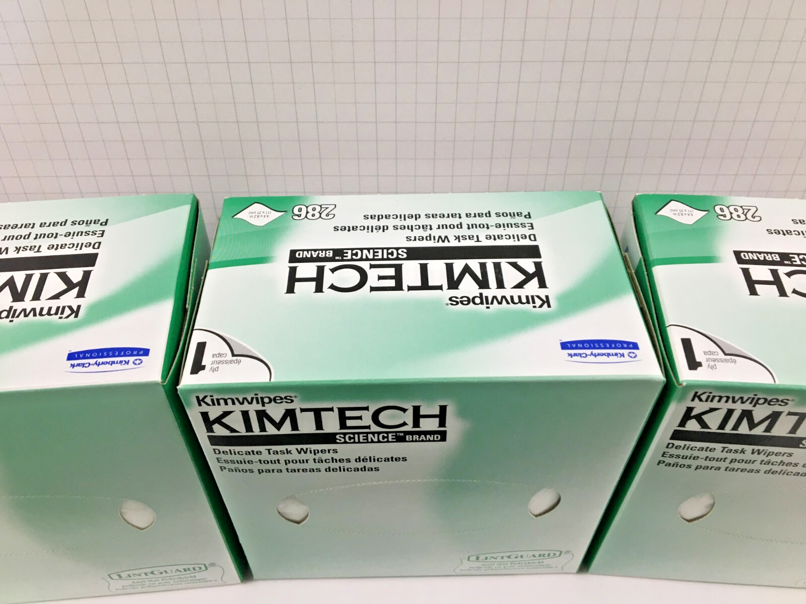 Kimwipes Delicate Task Wipes 34155, 5 Boxes of 286, 1430 Wipes Kimtech Science