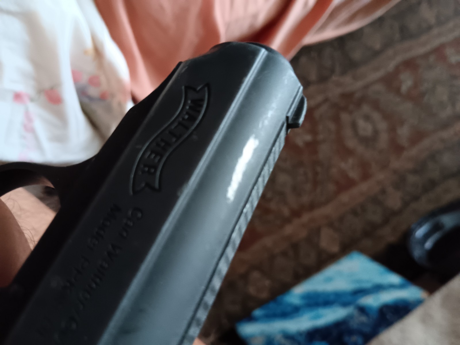 Vintage Crosman Walther PPK/S BB cal. (4.5mm) CO2 Air Pistol Untested