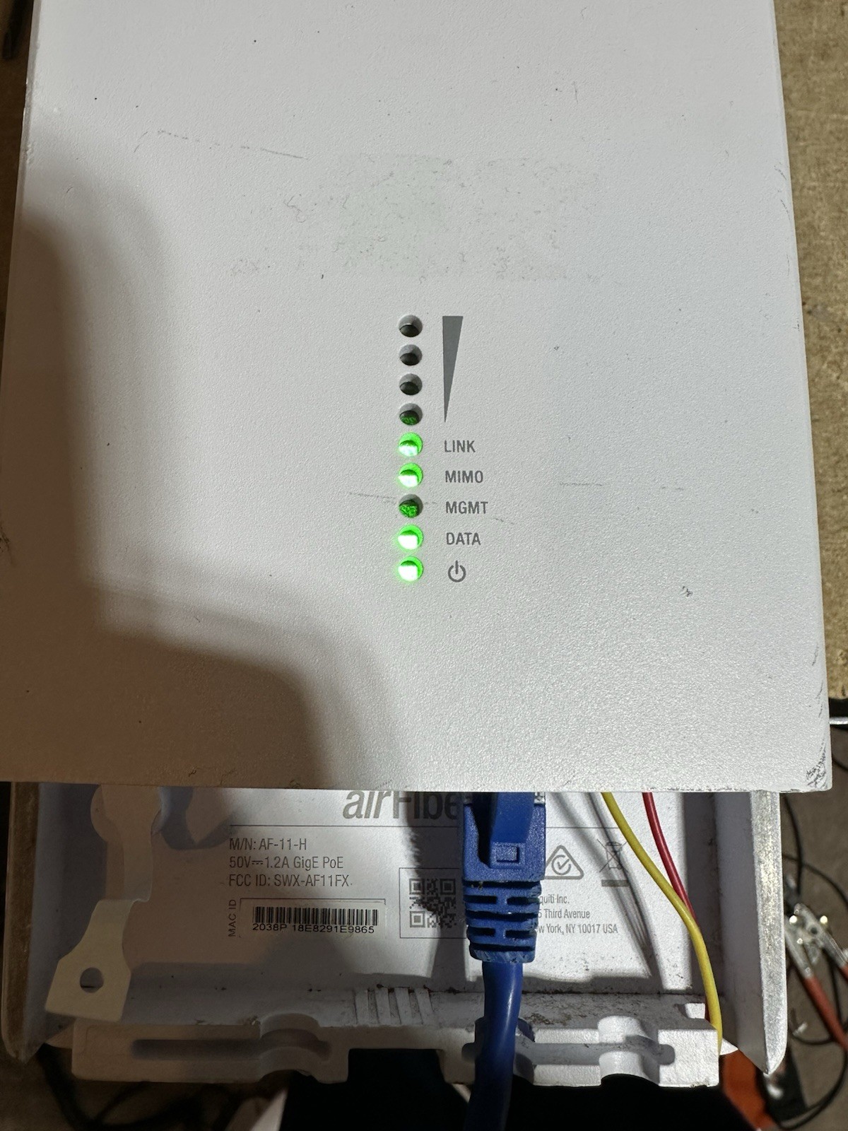 Ubiquiti AF-11FX - Working Radio With TWO AF-11-DUP-H Duplexers Missing Shroud
