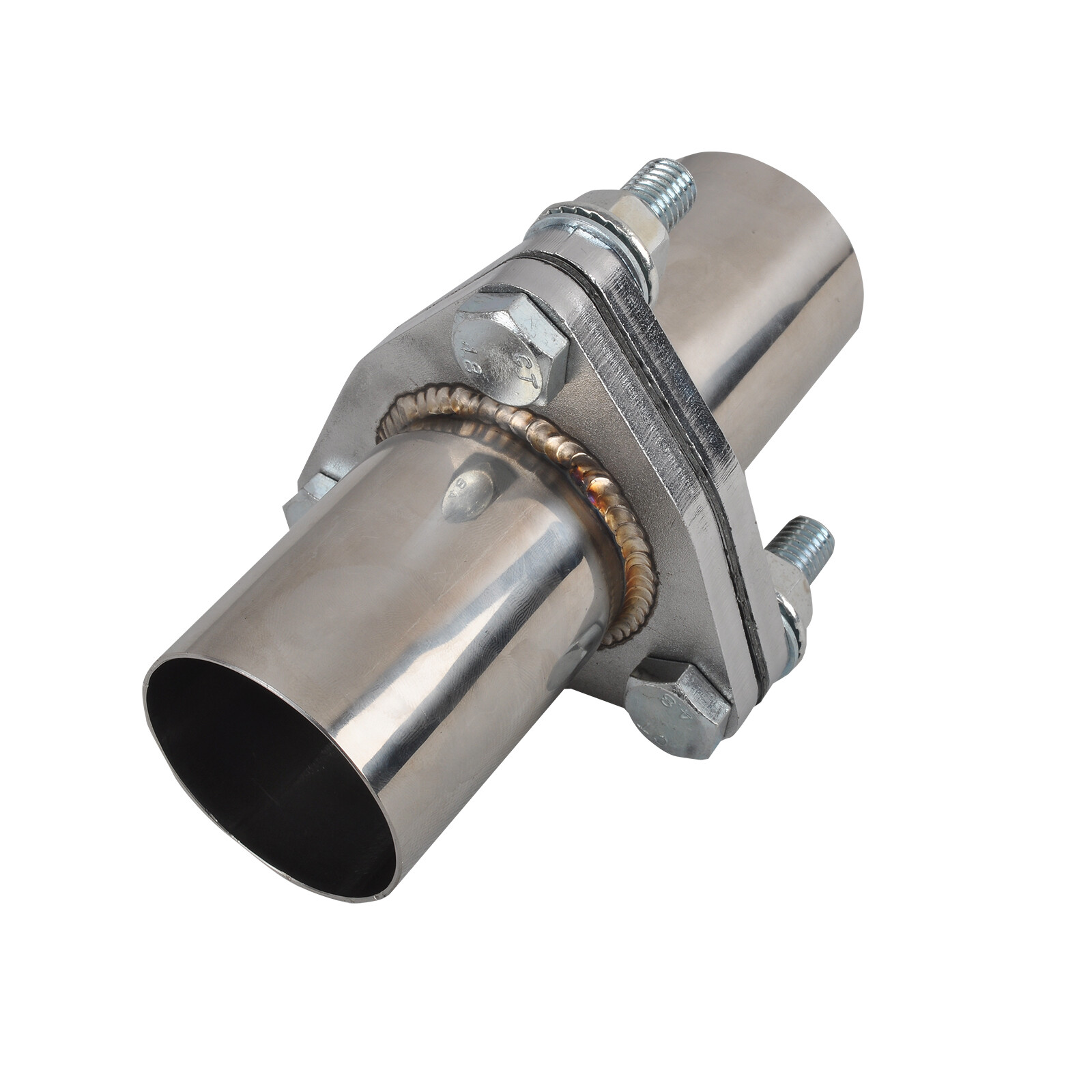 1.75''-2.5''OD Quick Fix Exhaust Spring Bolt Flange Repair Pipe Kit 2/3 Bolts