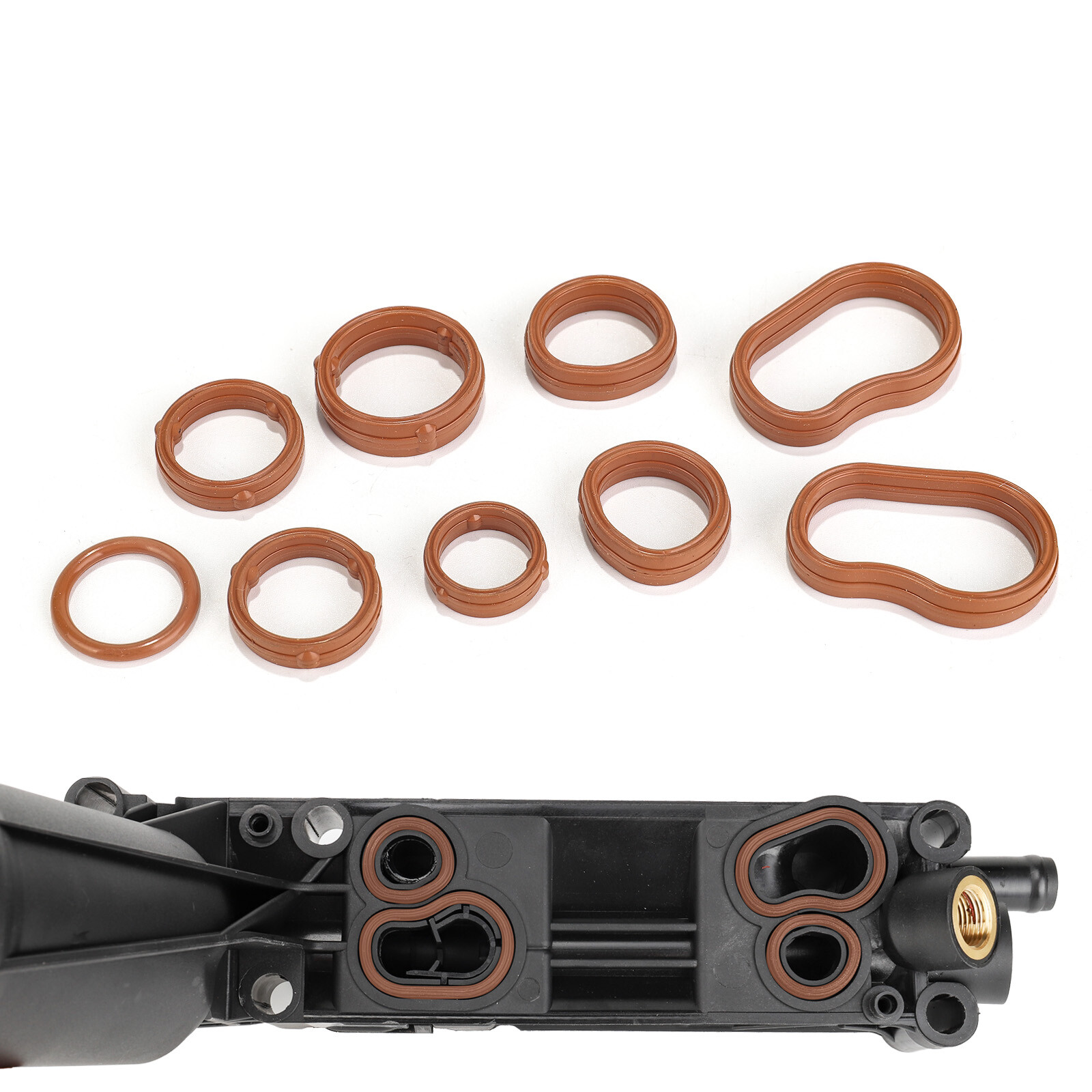 Engine Oil Filter Housing O-Ring Kit For Chrysler 300 Jeep Wrangler Dodge 3.6L