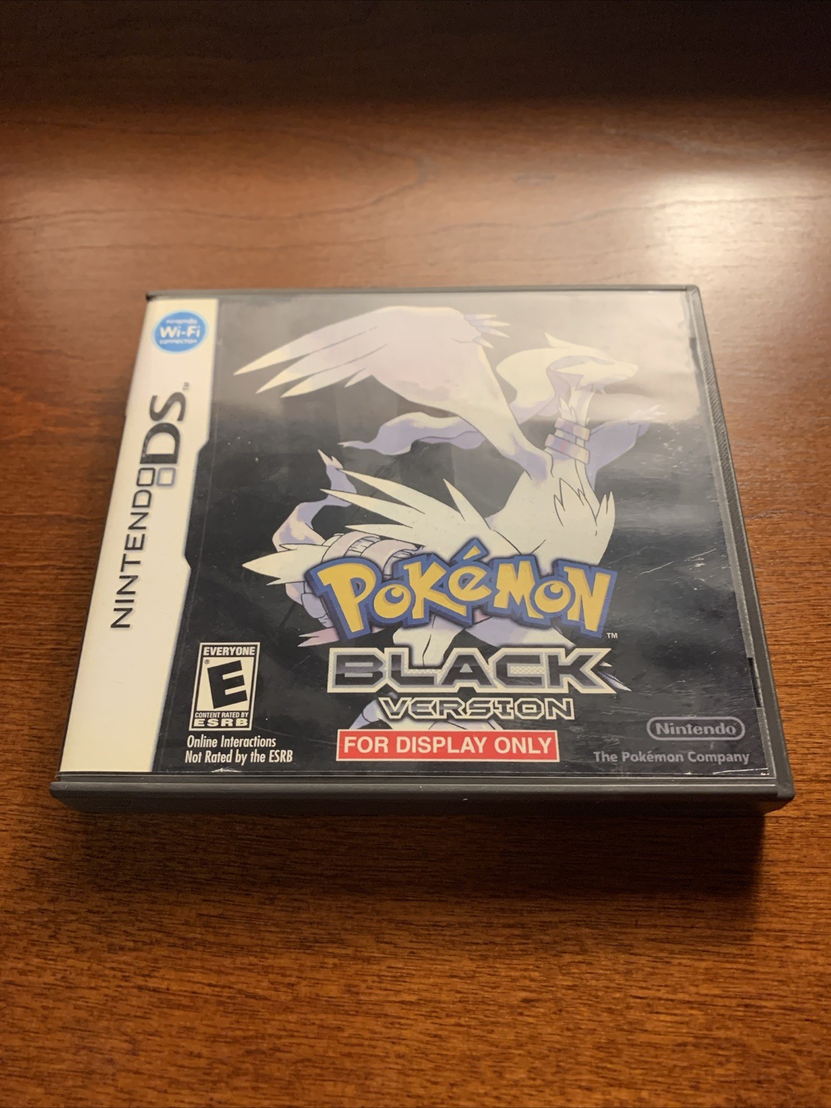 Pokemon Black Version Nintendo DS Replacement Case ONLY No Game - For Display