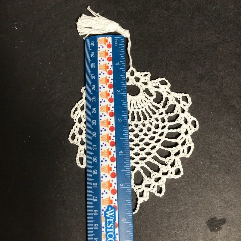 3 Vintage cotton crochet Christmas ornaments