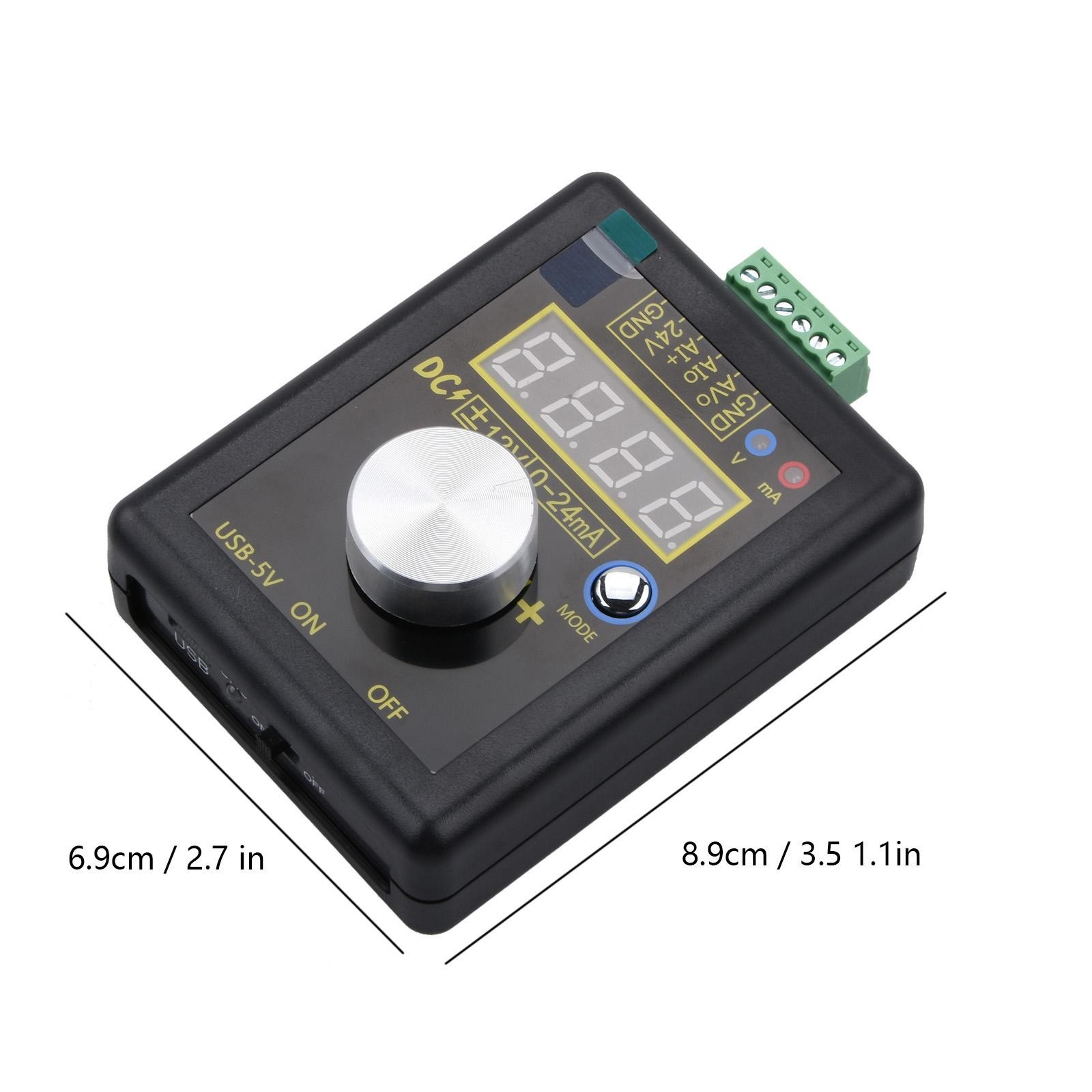 DC 0~10V 0~24mA Current Voltage Analog Simulator Signal Generator w/ Battery xx