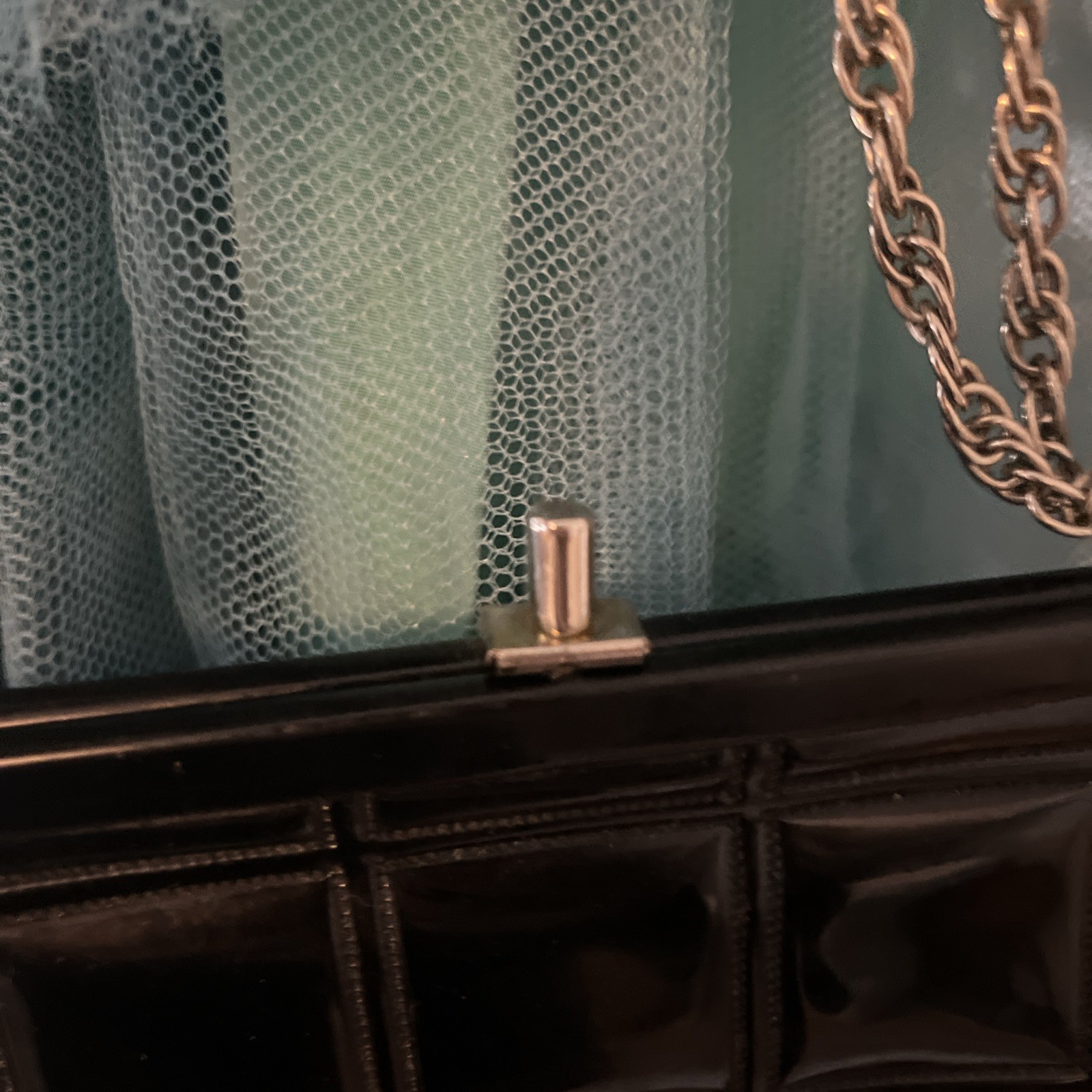 Fabulous Deco Antique Vintage Bagline of California clutch purse chocobar look