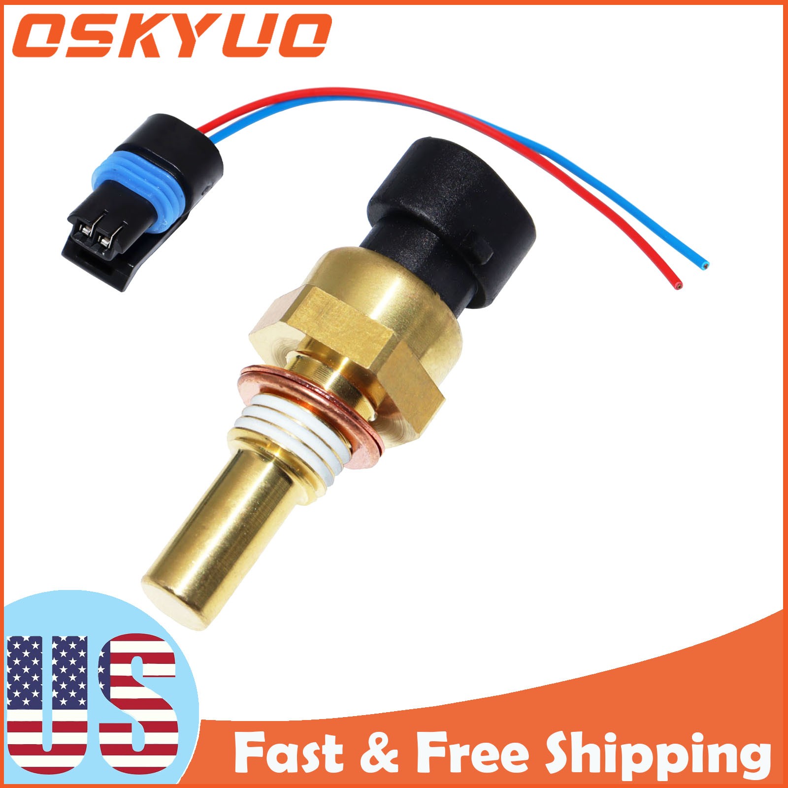 Engine Coolant Temperature Temp Sensor ECT/ETCS For GM Various Vehicles TX89