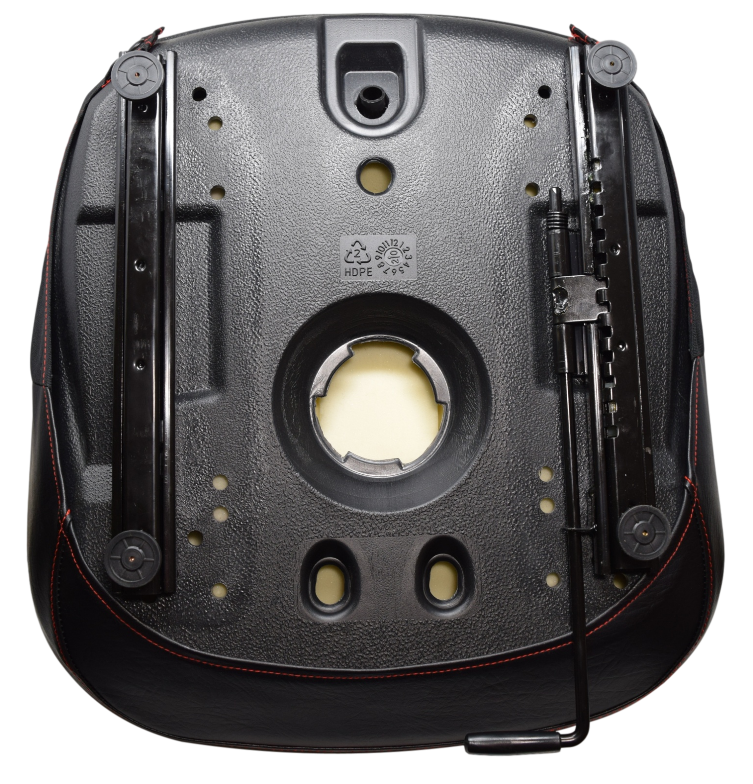 Skid Steer Black Seat with Slides Bobcat Case Ford Gehl John Deere New Holland