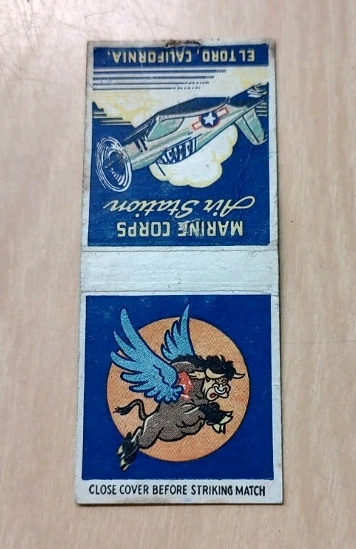 Marine Corps Air Station El Toro California CA Walt Disney Artwork Insignia WWII