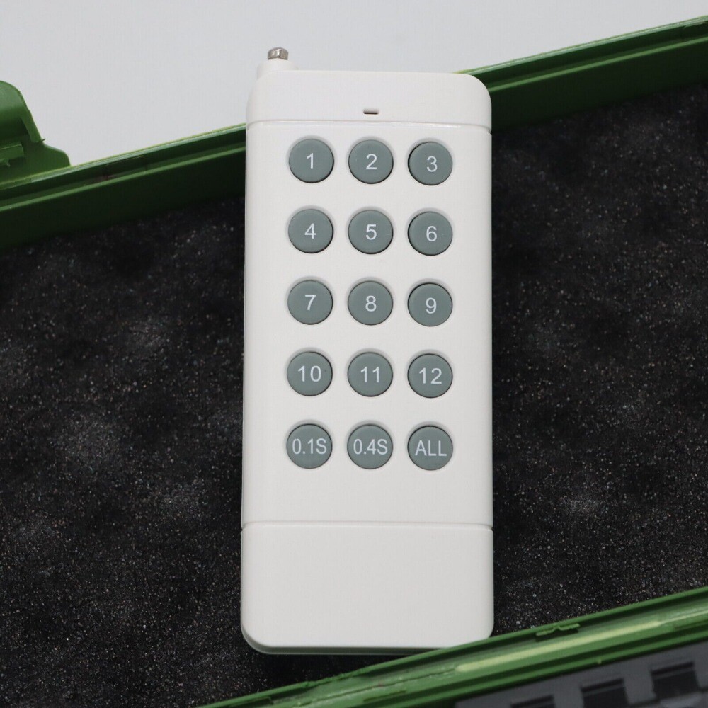 1PCS Profession 12 Cue Wireless Fireworks Firing System Remote Control Free Ship