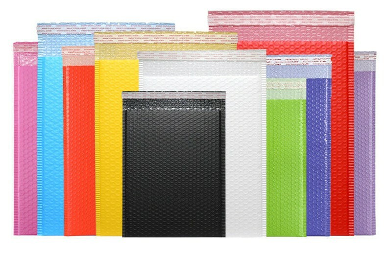 ANY SIZE POLY BUBBLE MAILERS SHIPPING MAILING PADDED BAGS ENVELOPES COLOR