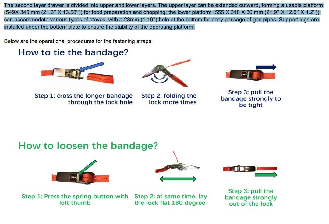 XK Overland Kitchen Box WD711 All-in-One Camping with Washing, Chopping, Cooking