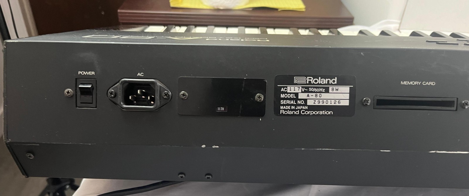 Roland A-80 Professional MIDI Keyboard Controller – Tested, Good Condition