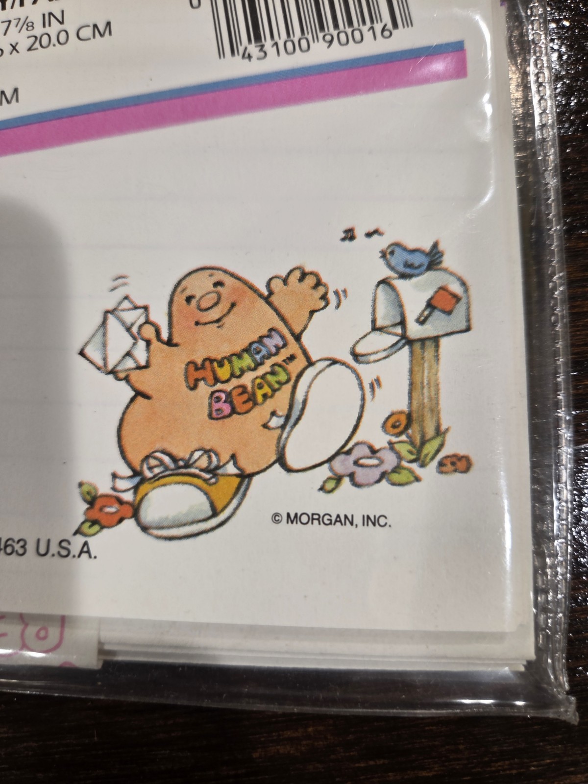 Vintage Human Beans Envelopes Stationery Set Rainbow #90016 - Rare Brand New!