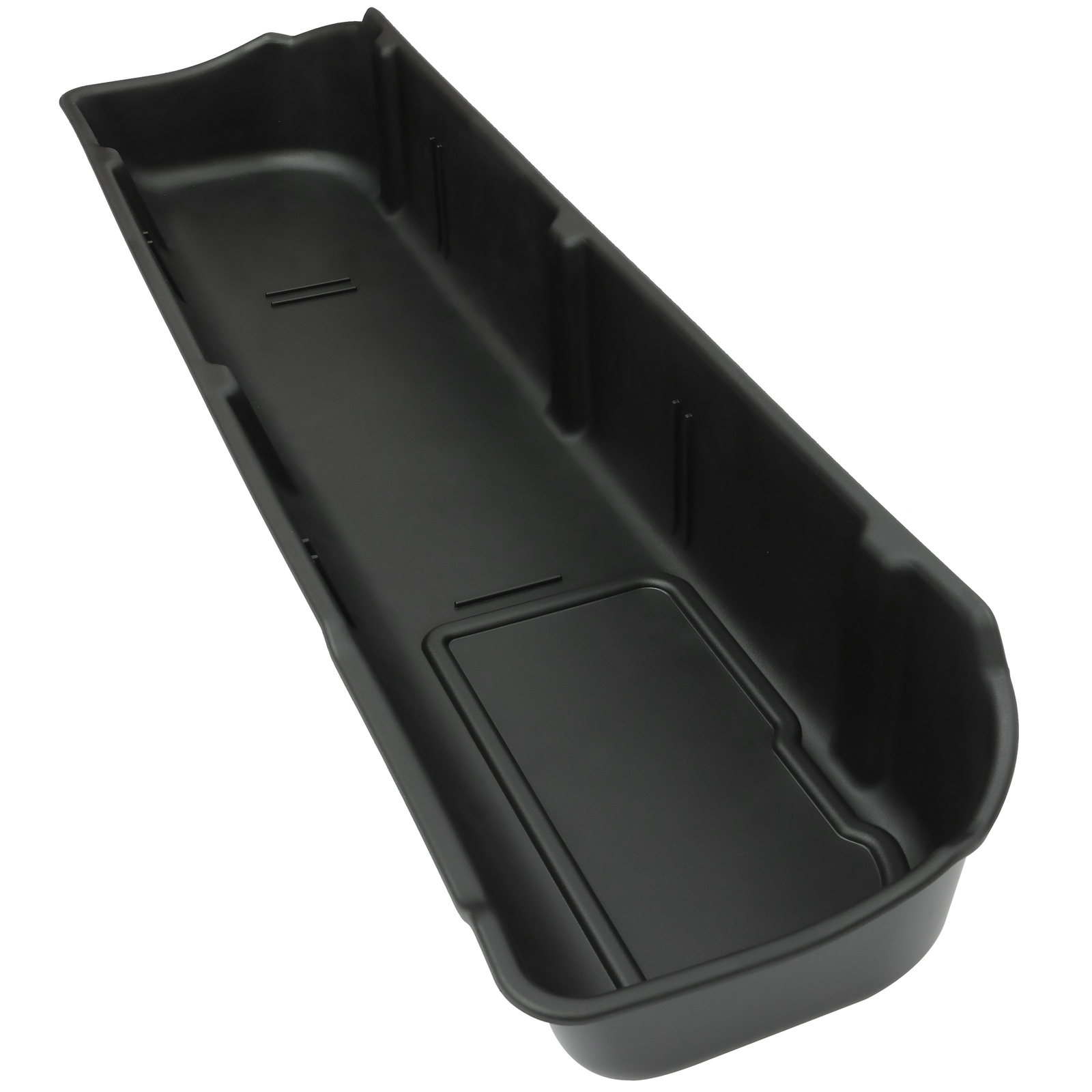 FOR 2009-2014 Ford F-150 Super Crew Cab Seat w/o Subwoofer Underseat Storage Box