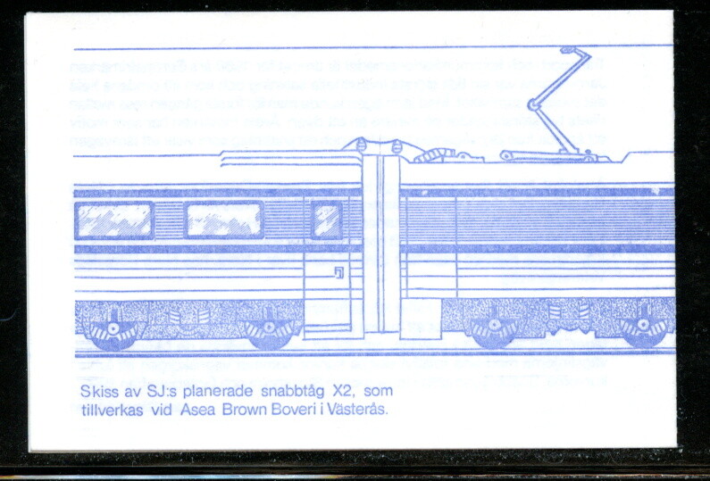 SWEDEN 1702a (1701-02), 1988 EUROPA, COMPLETE BKLT, MNH (SWE076)