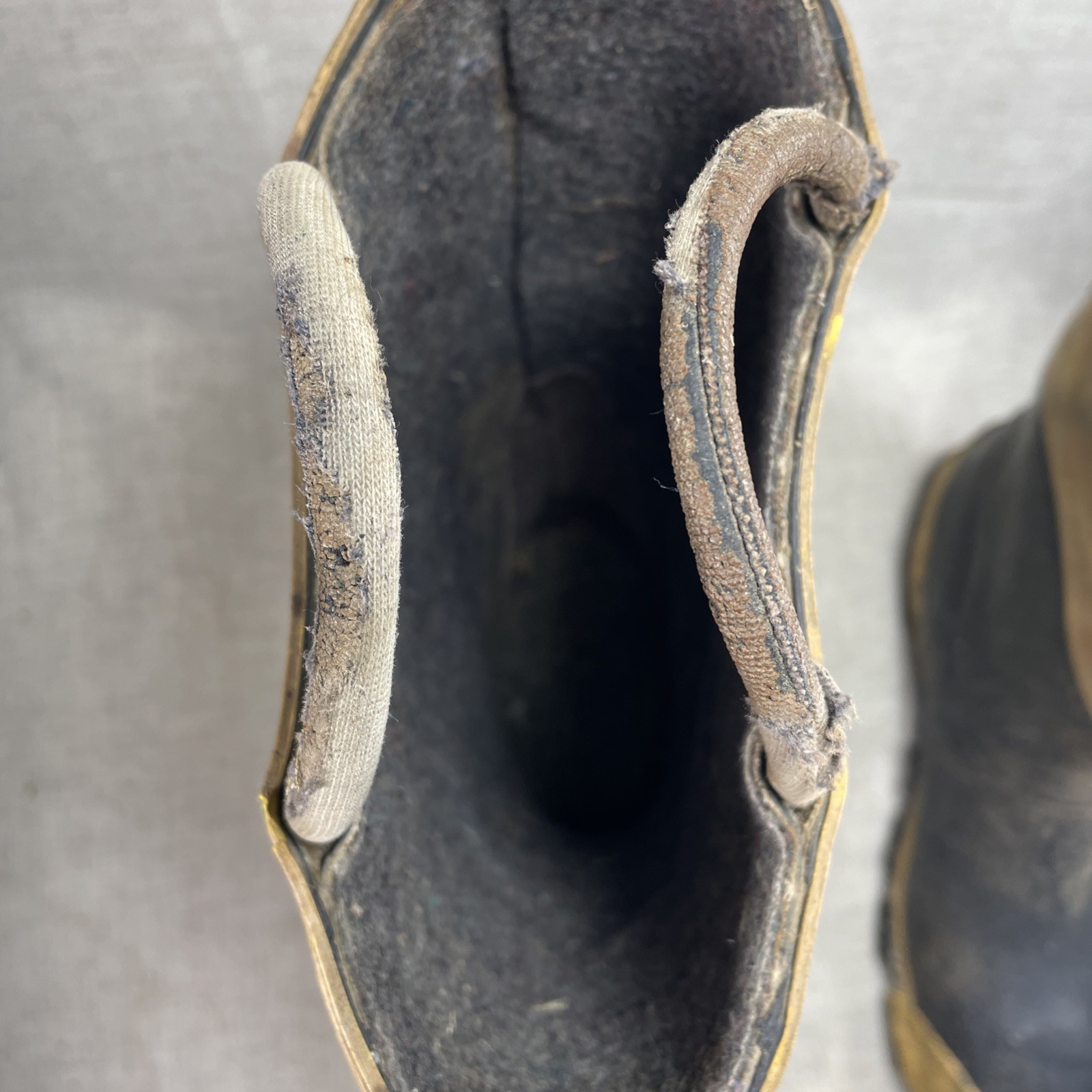 VTG Ranger FireMaster Steel Midsole Toe Insulated Rubber Firefighter Boots Sz 9