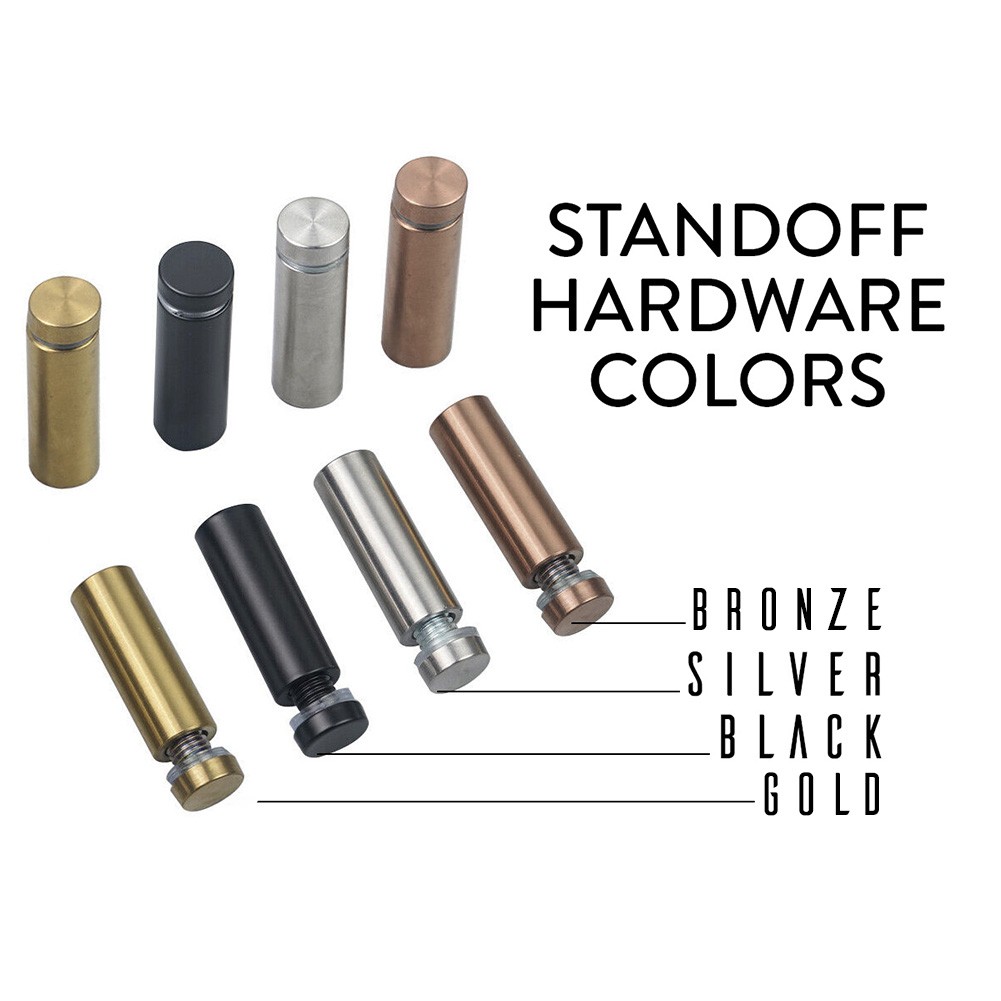 OnDisplay Luxe Acrylic Personalized Family Calendar Planner - Monthly Dry Erase