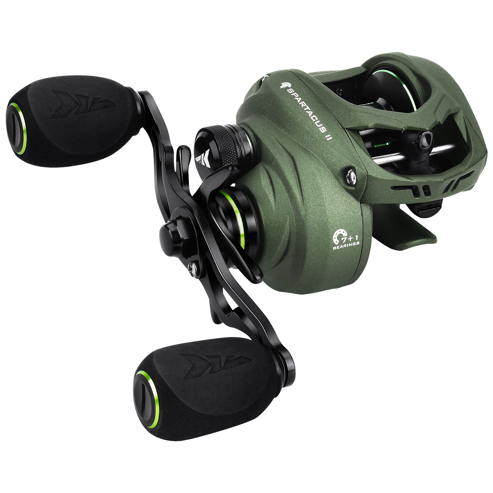 KastKing Spartacus II Baitcasting Reel Ultralight Stryker Green Baitcaster Reel