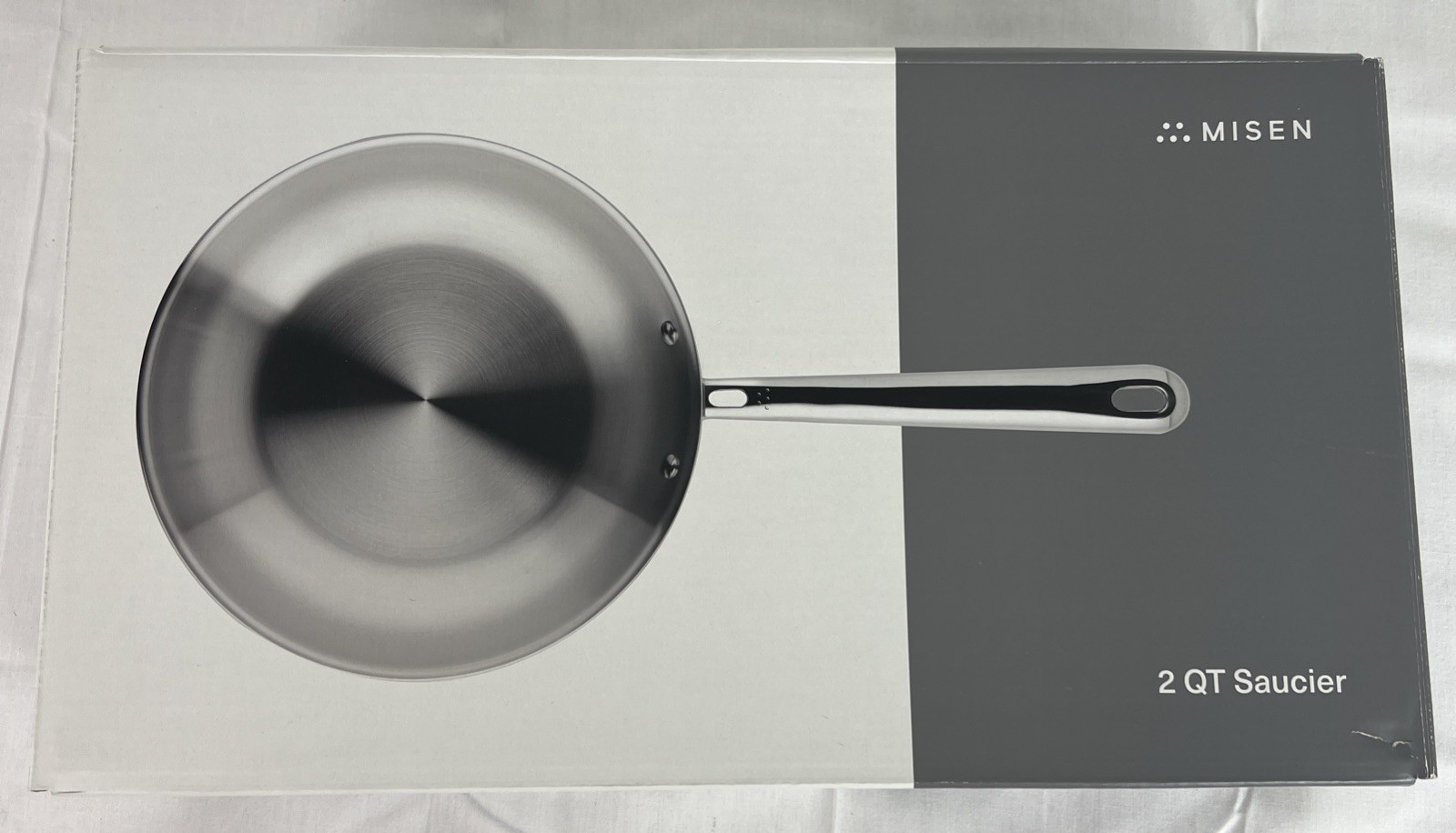 NEW Misen Stainless Steel 2 Quart Saucier with Lid (NIB) $129