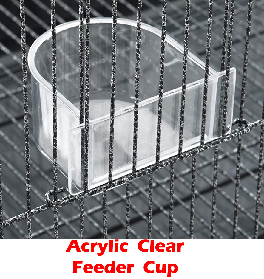 DOUBLE LARGE Flight Birds Treehouse Center Divider Rolling Cage Storage Shelf