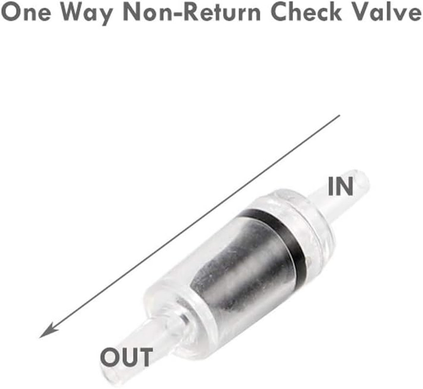 Check Valve for Aquarium Air Pump 20 Pieces,One Way Non-Return Check Valve