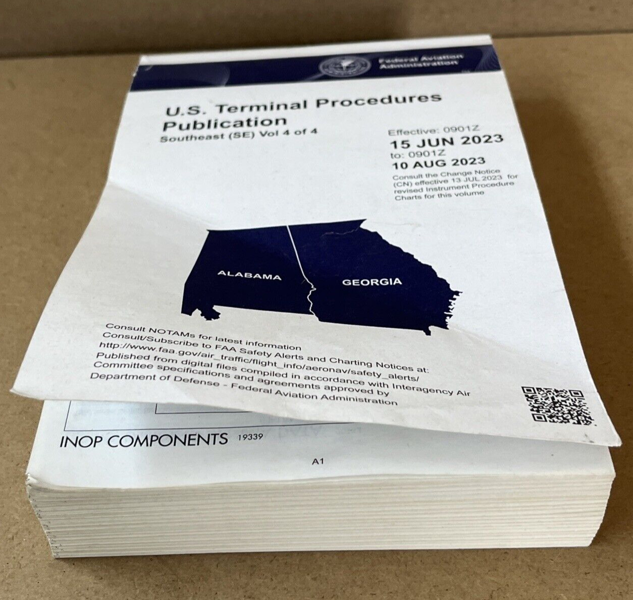 U.S. TERMINAL PROCEDURES PUBLICATION SOUTHEAST Vol 4 OF 4 ( FED.AVIATION ADMIN )