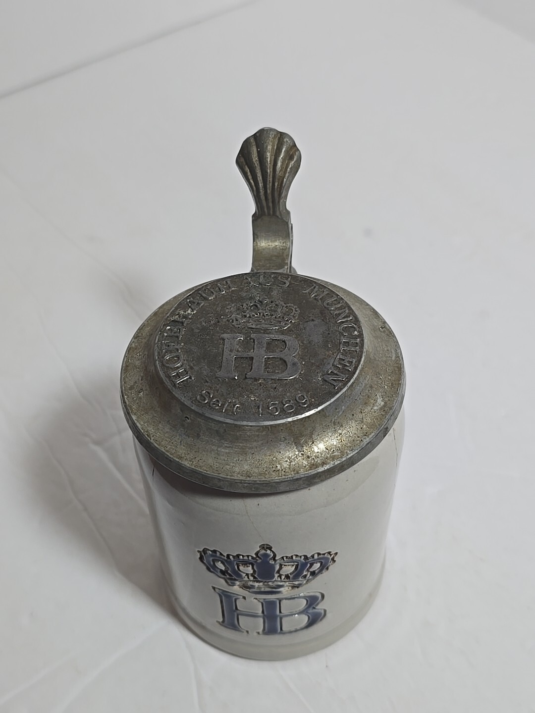 Hofbrauhaus Munchen .25 Liter Lidded Beer Stein