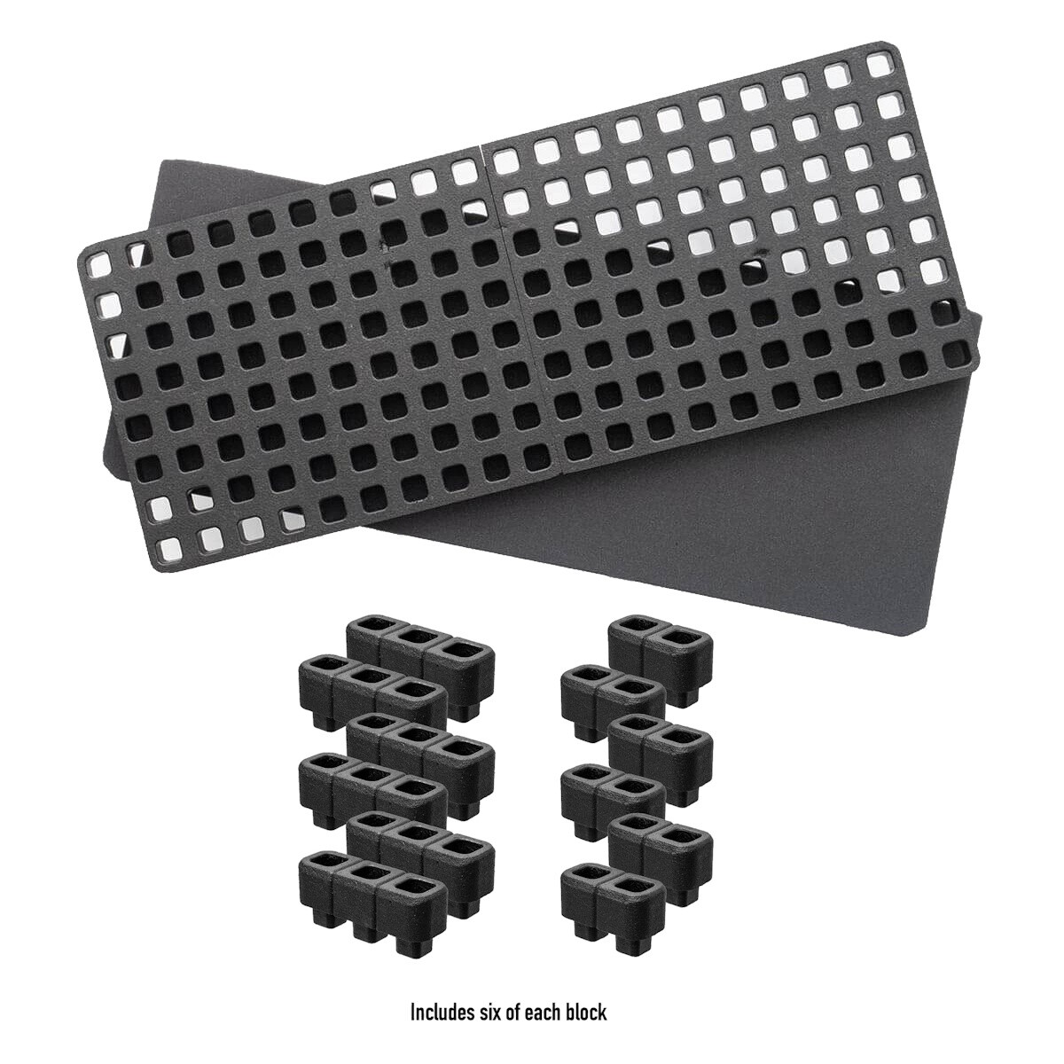 Magpul PELICAN V700 VAULT DAKA Organizer Panels Foam Blocks MAG1456-BLK