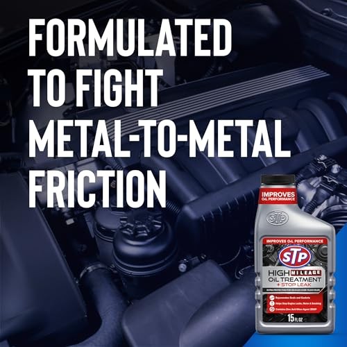 High Mileage Oil Treatment + Stop Leak - 15 FL OZ 15 OZ