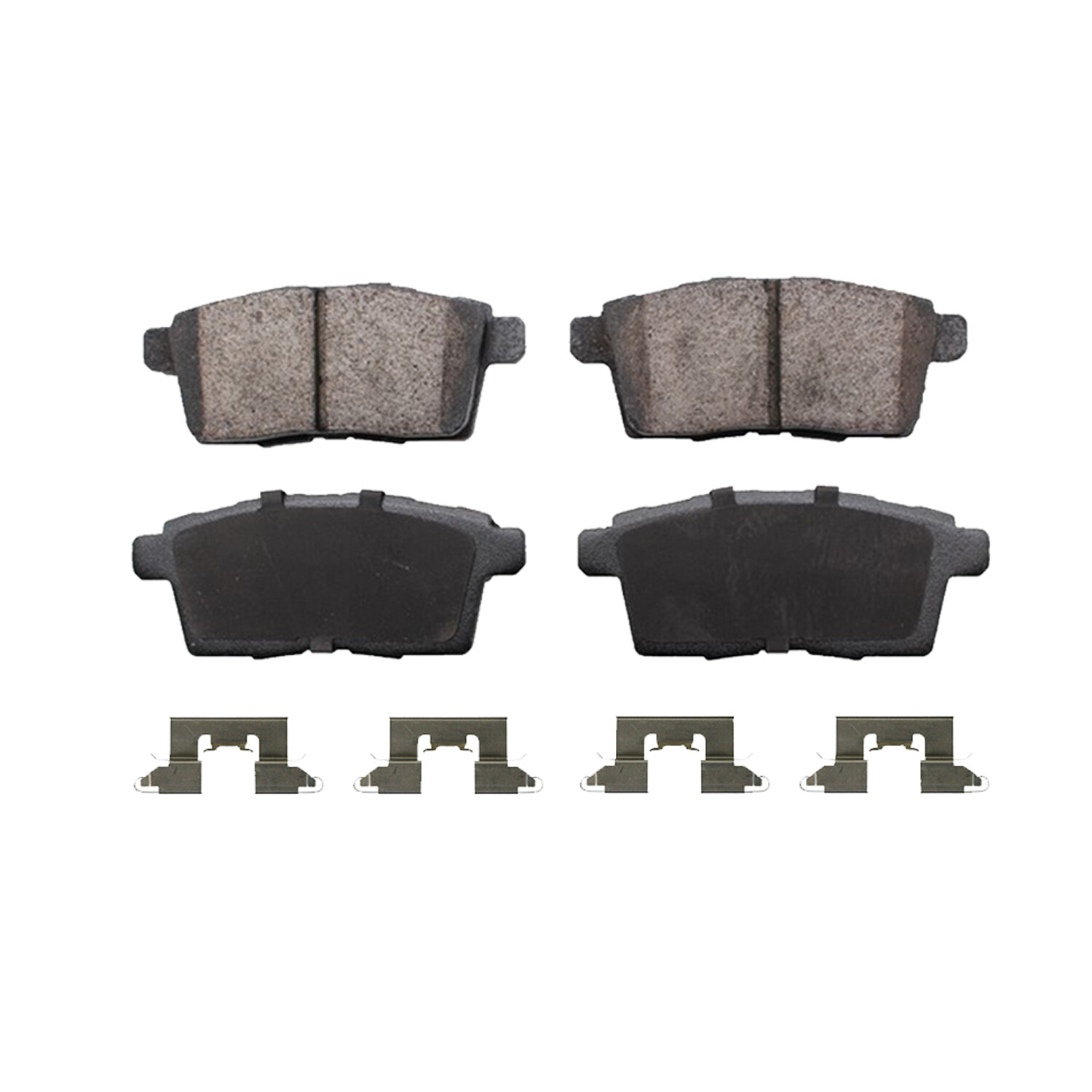 Front & Rear Ceramic Brake Pad & Hardware Ford Edge Lincoln MKX Mazda CX-7 CX-9