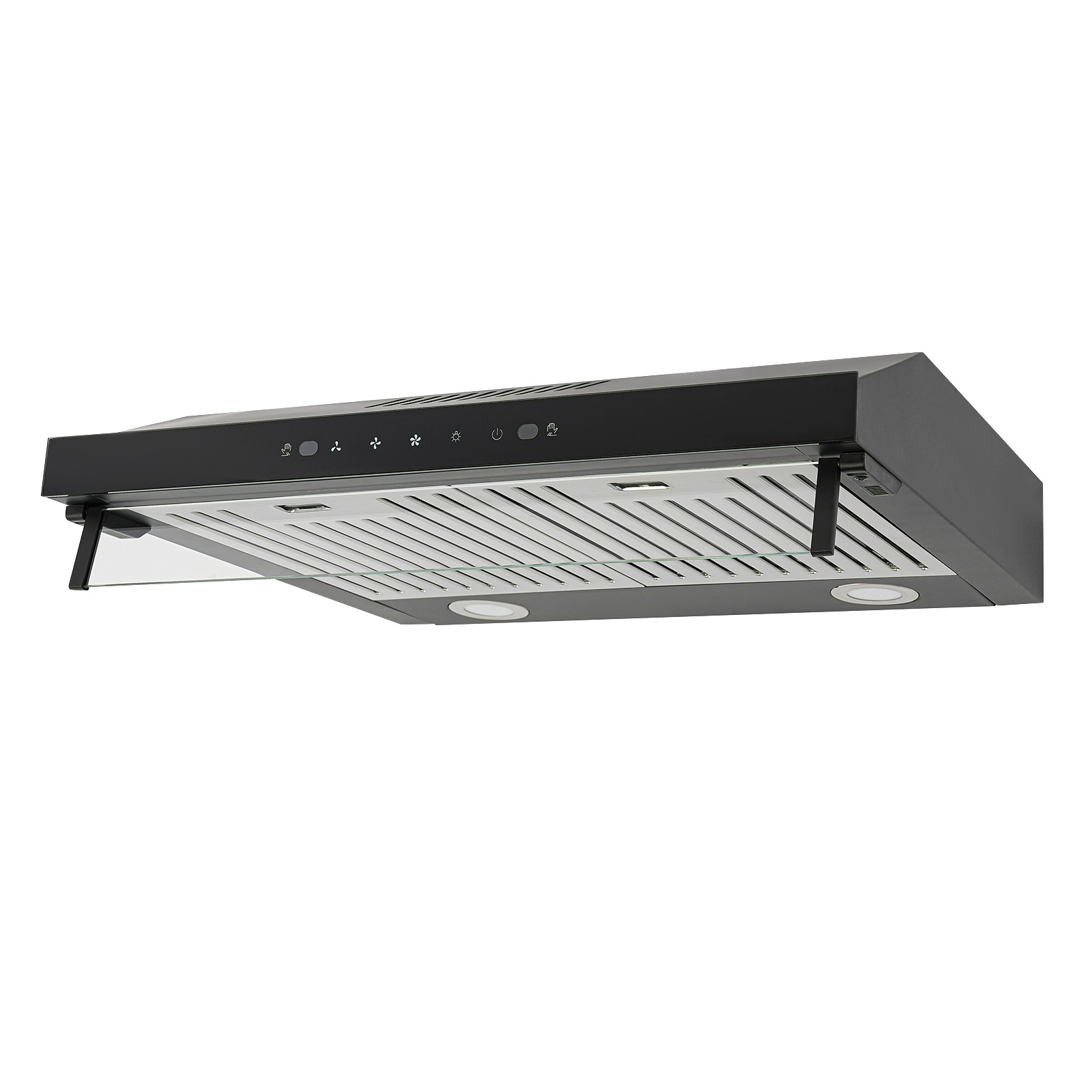 24inch Under Cabinet Range Hood Stainless Steel 600CFM Kitchen Vent