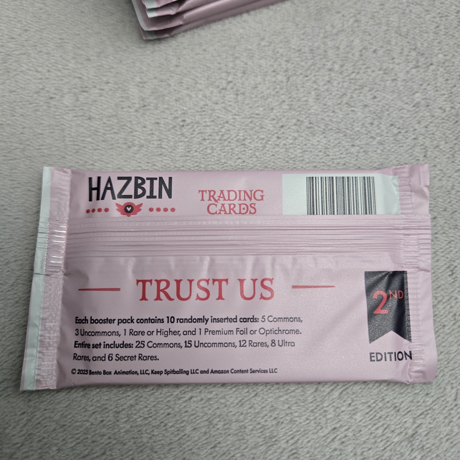 LOT 10x Hazbin Hotel Season 2 Trading Cards 2nd Edition Booster Packs