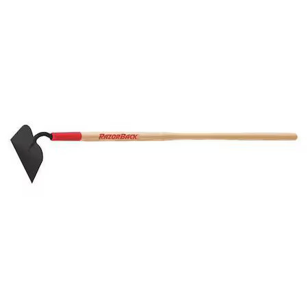Razor-Back 71113Gr Garden Hoe, Straight, 54 In. L Handle, Wood