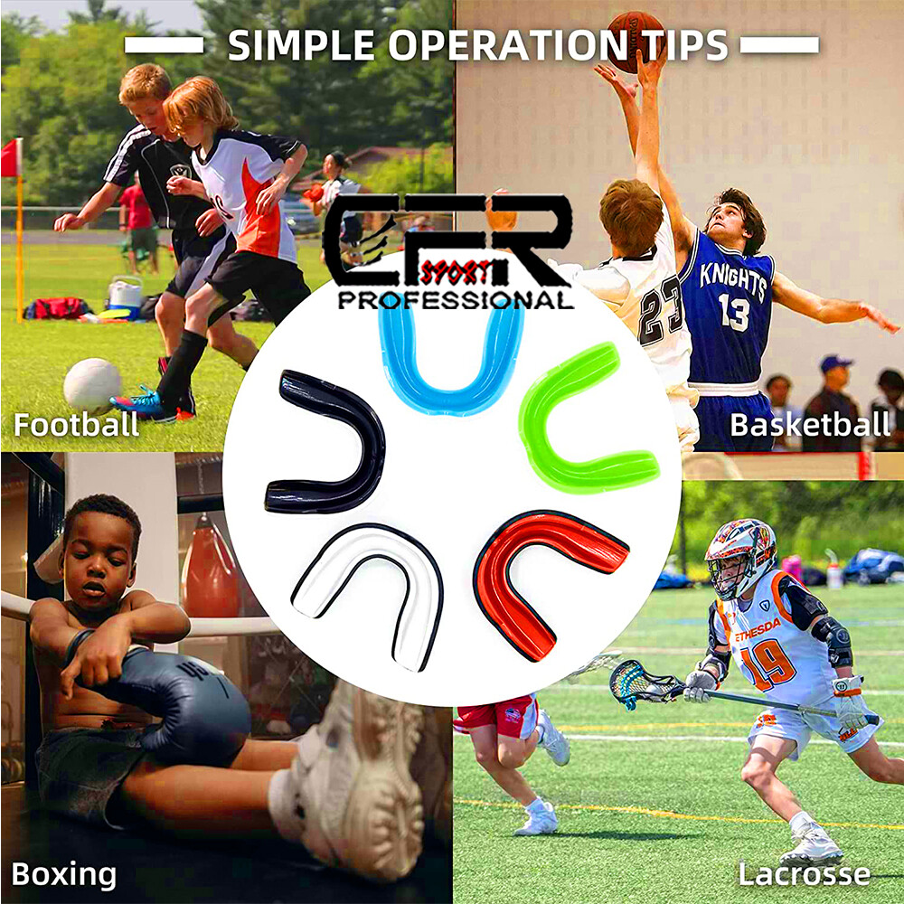 Mouth Guard Teeth Gum Shield Boxing MMA Grinding Sports Rugby Gel MouthPiece DSM