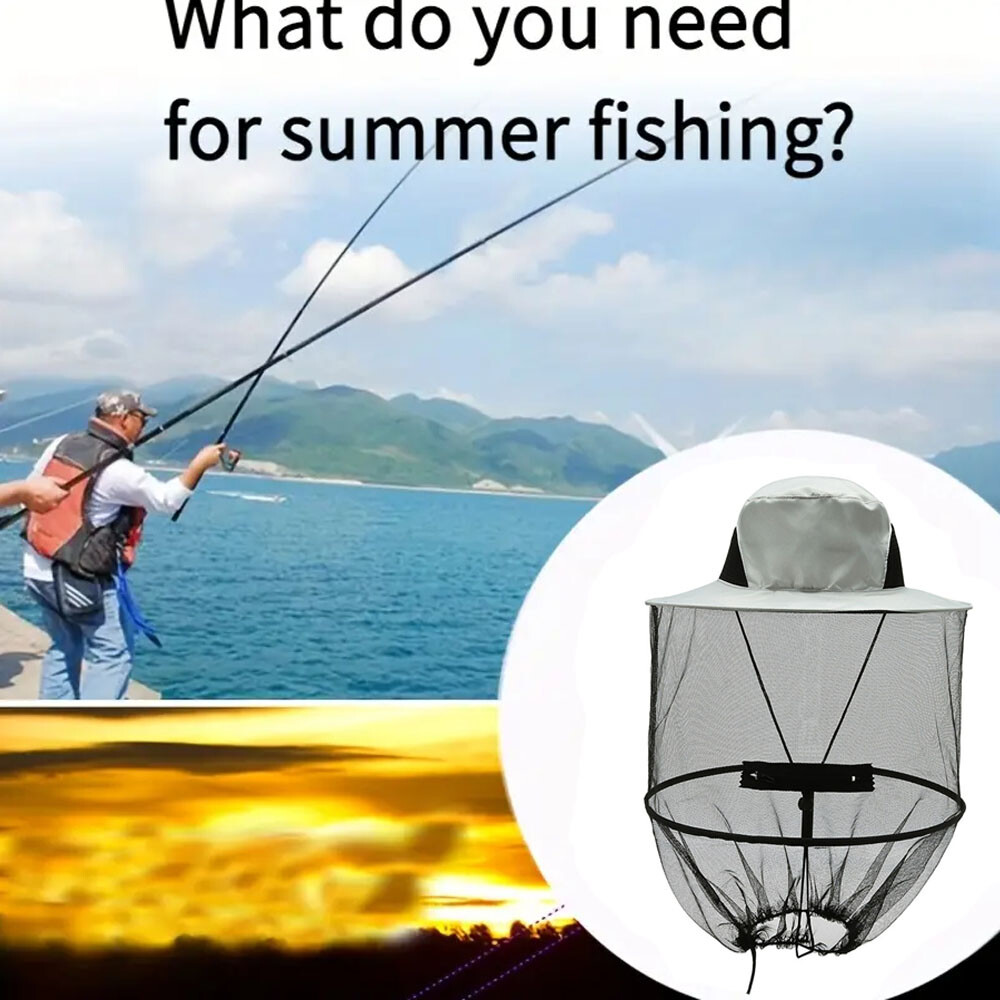 Bee Keeper Hat Beekeeping Anti Mosquito Insect Bug Net Veil Face Head Protection