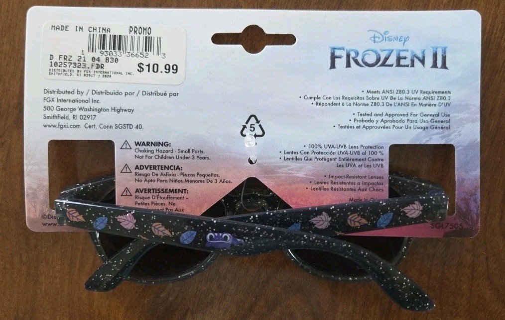 Disney Frozen II Elsa & Anna Child’s Sunglasses 100% UV Protection *New