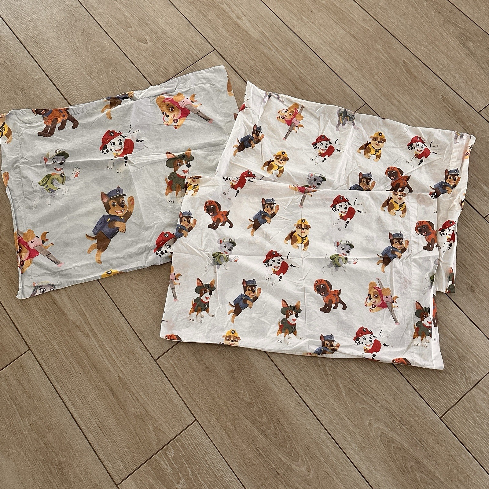 Lot 3 Pottery Barn Kids' Paw Patrol Organic Cotton Pillow cases / Sham