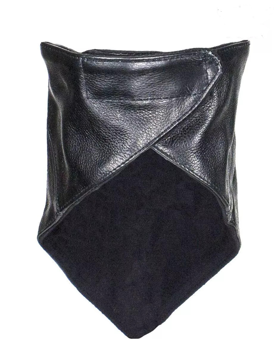 Triangle Premium Leather Motorcycle Touring & Fashion Face Mask Neck Warmer 13