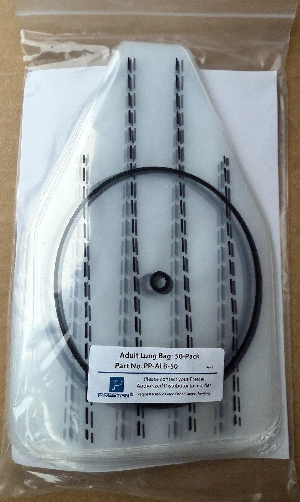 50 Pack Lung Bags for ADULT Prestan CPR manikins, item# PP-ALB-50