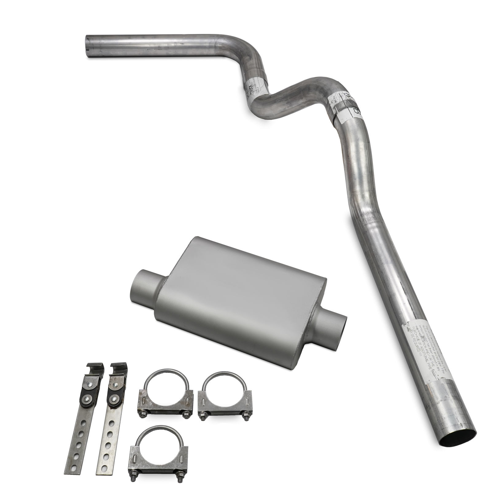 Fits 88-06 Chevrolet Silverado 1500 Mandrel Bent Exhaust w/ Performance Muffler