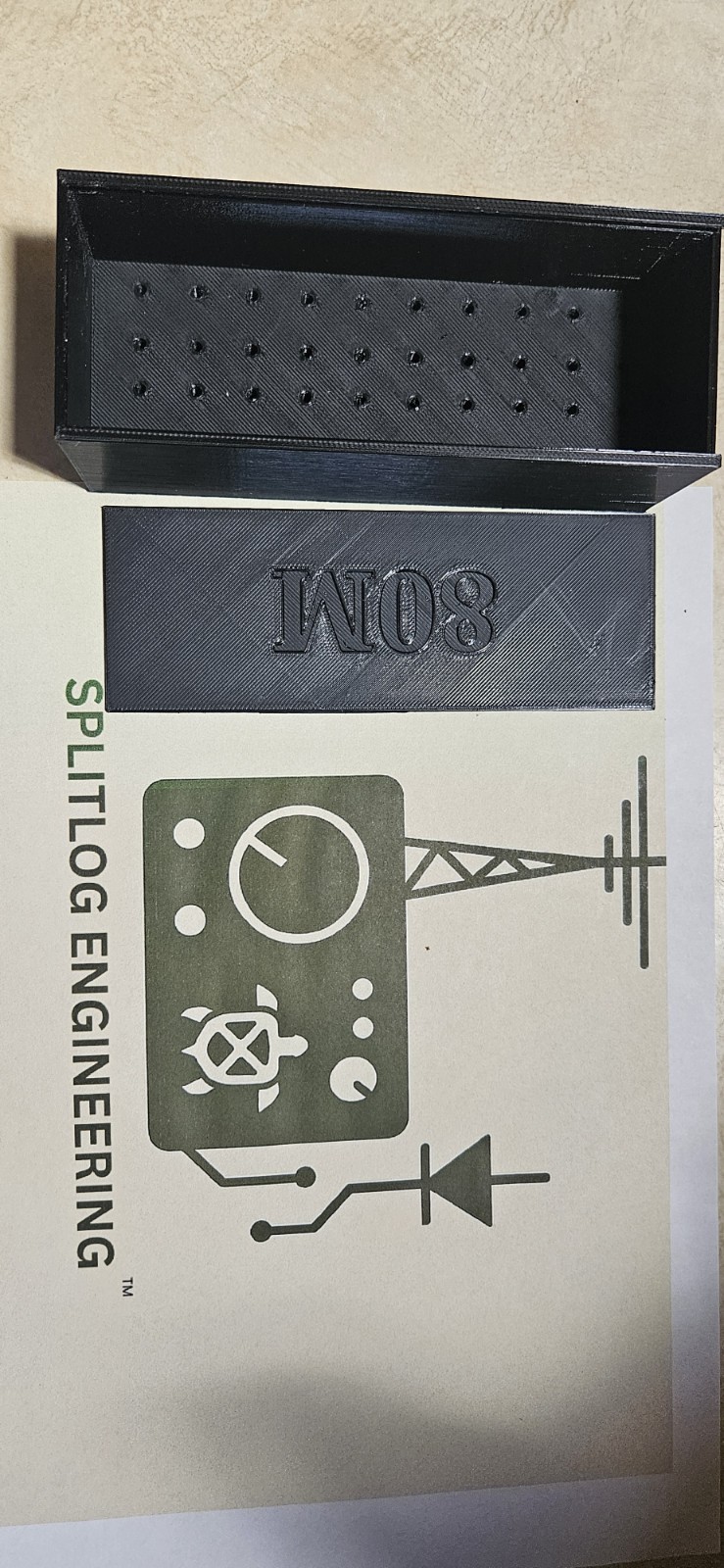 Rock Box FT-243 Crystal Case – Ham Radio Storage Organizer – 3D Printed storage