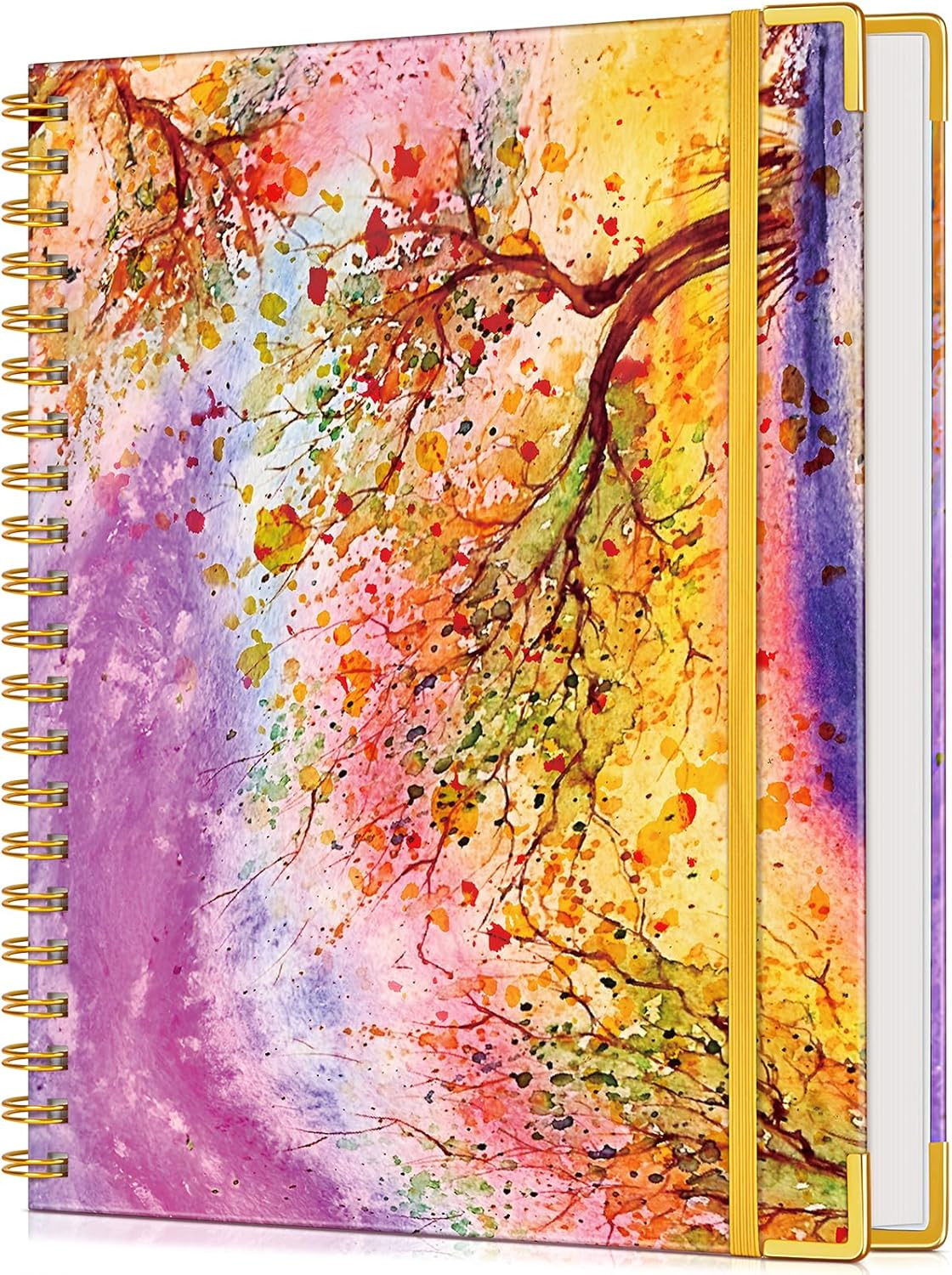 Lined Spiral Notebook Journal for Women, 150 Pages Cute Notebooks 5.75” X 8.38”,