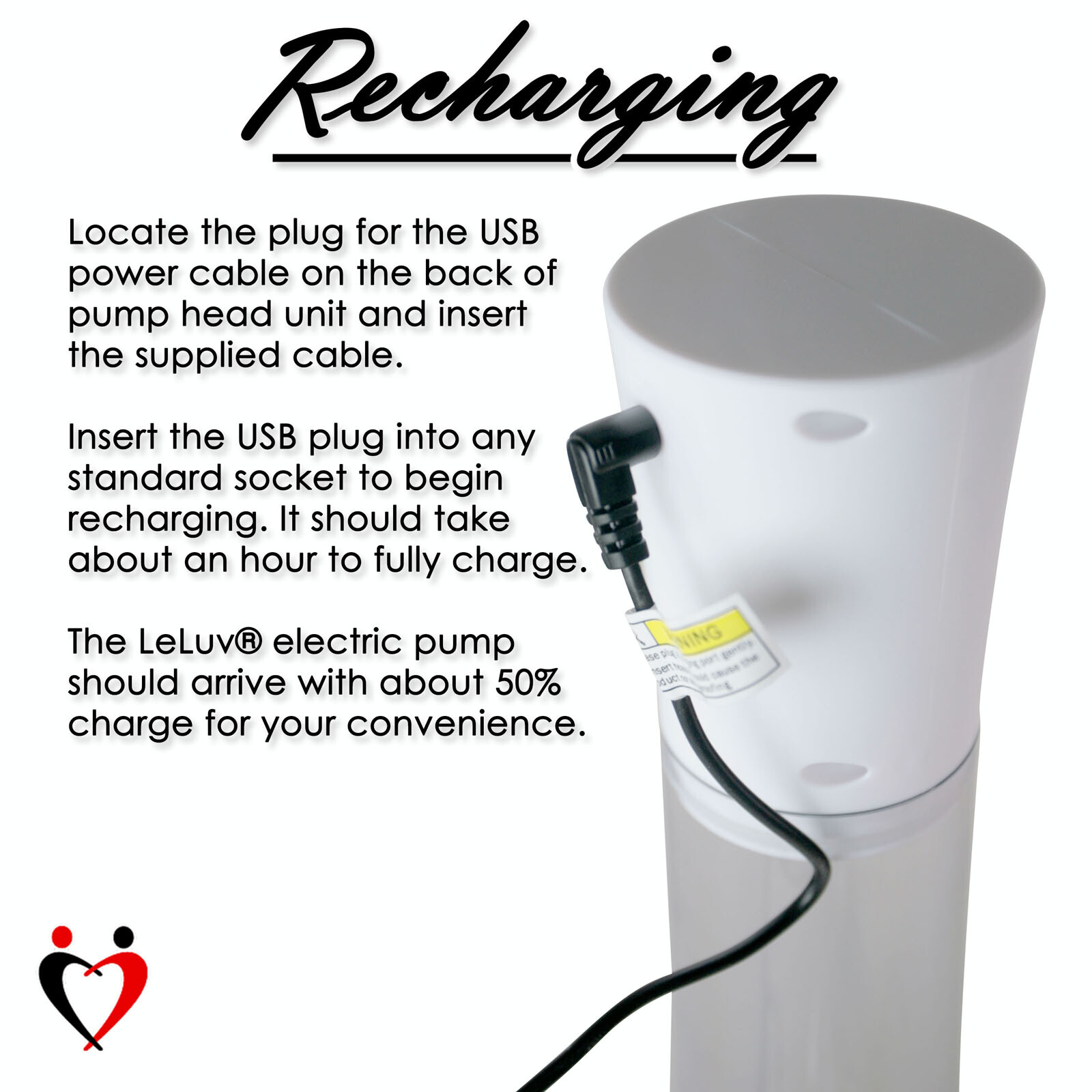 LeLuv Eros Electric Penis Pump with 3 Sizes of Sleeve and 4 Constriction Rings