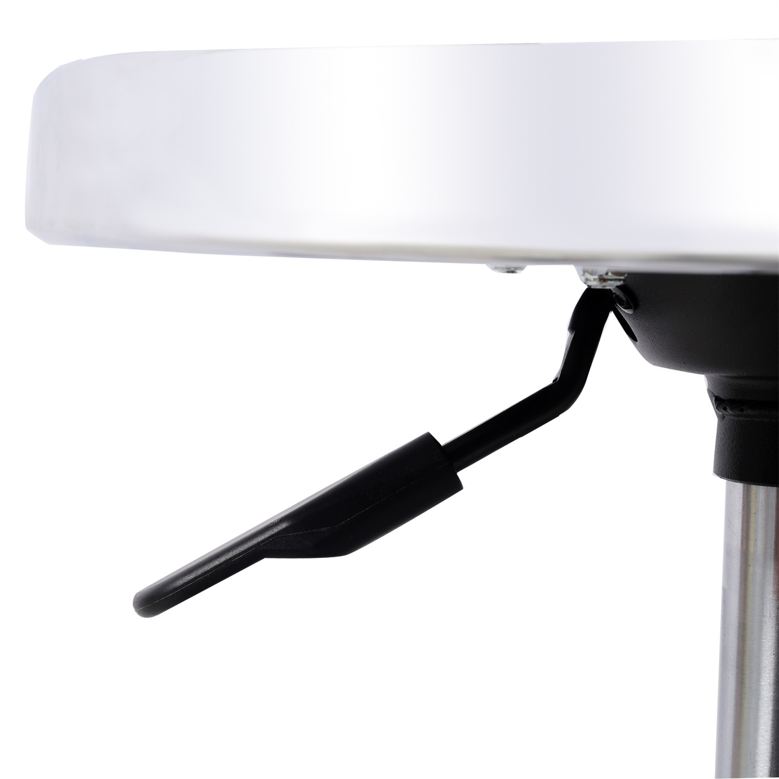 360° Swivel Heavy Duty Adjustable Hydraulic Shop Stool 330lbs Capacity Bar Stool